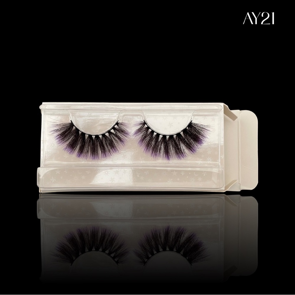 Back w/Purple Lashes